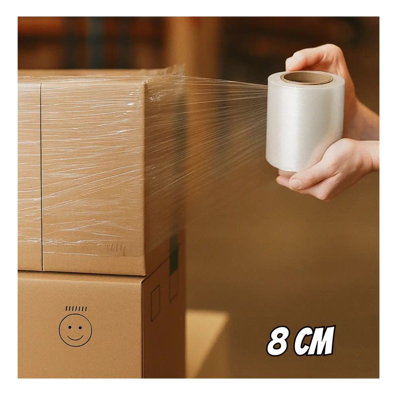 PALETIZANTE 8 CM X 300 MTS TRANSPATENTE