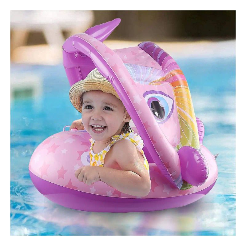INFLABLE PARA NIÑOS CON SOMBRILLA INCLUIDA