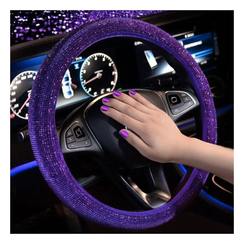 FUNDA PARA VOLANTE CON BRILLANTES (RIGIDIDA)