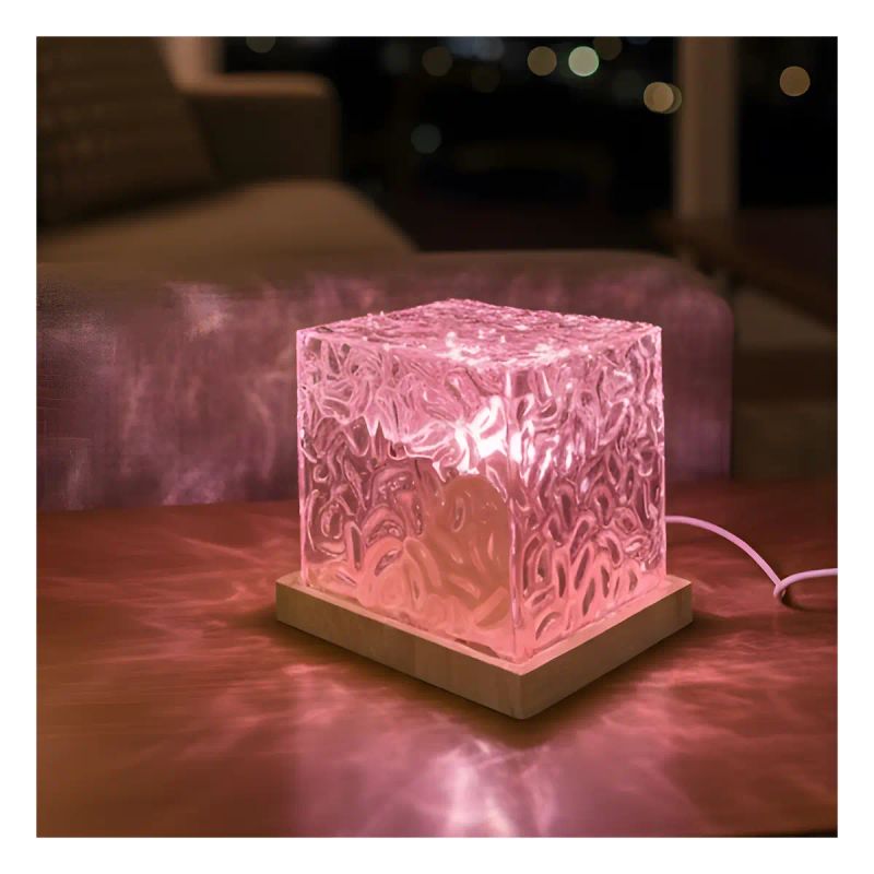 LAMPARA DE MESA CUBIC DINAMIC RGB C/CTRL
