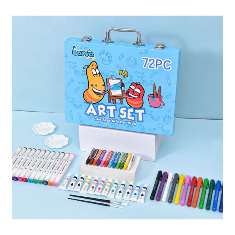 SET DE ART LARVA 72 PZAS