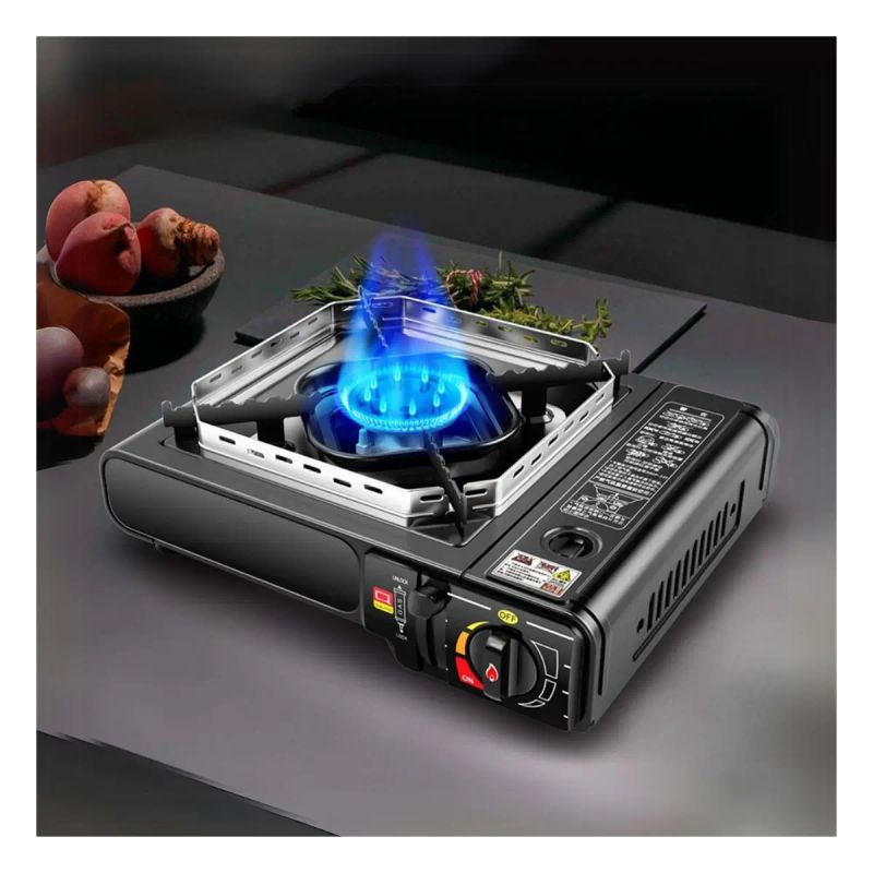 COCINA DE GAS PARA CAMPING ACOPLE CILINDRO (MALETIN)