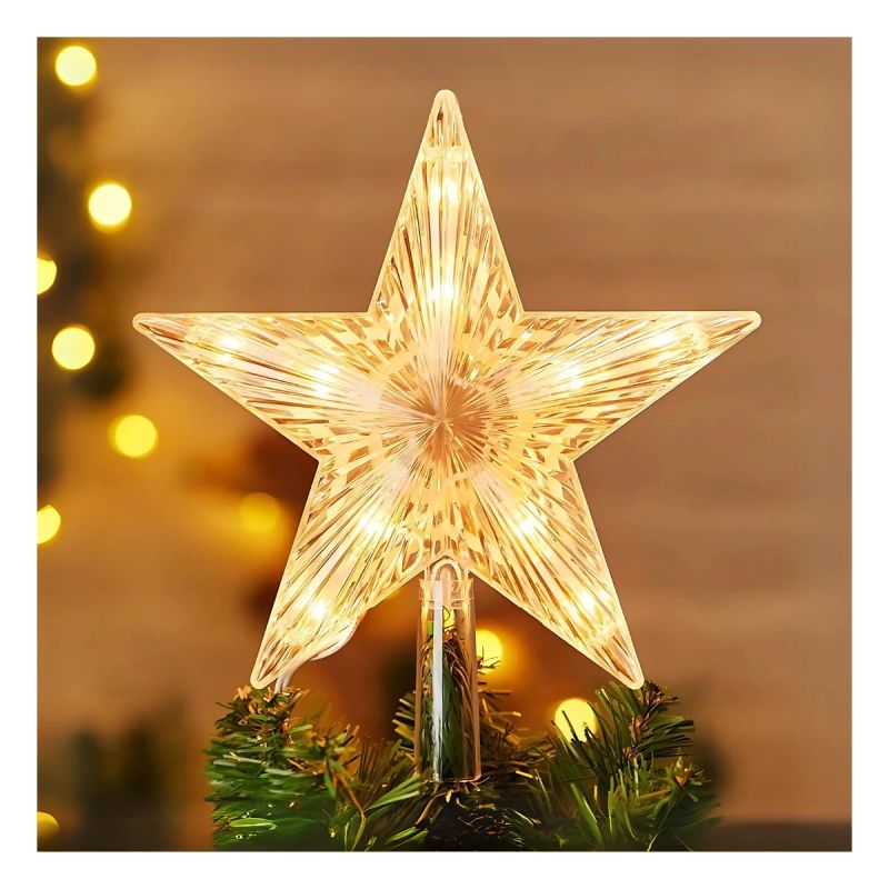 ESTRELLA DECORACION NAVIDAD 18 CM
