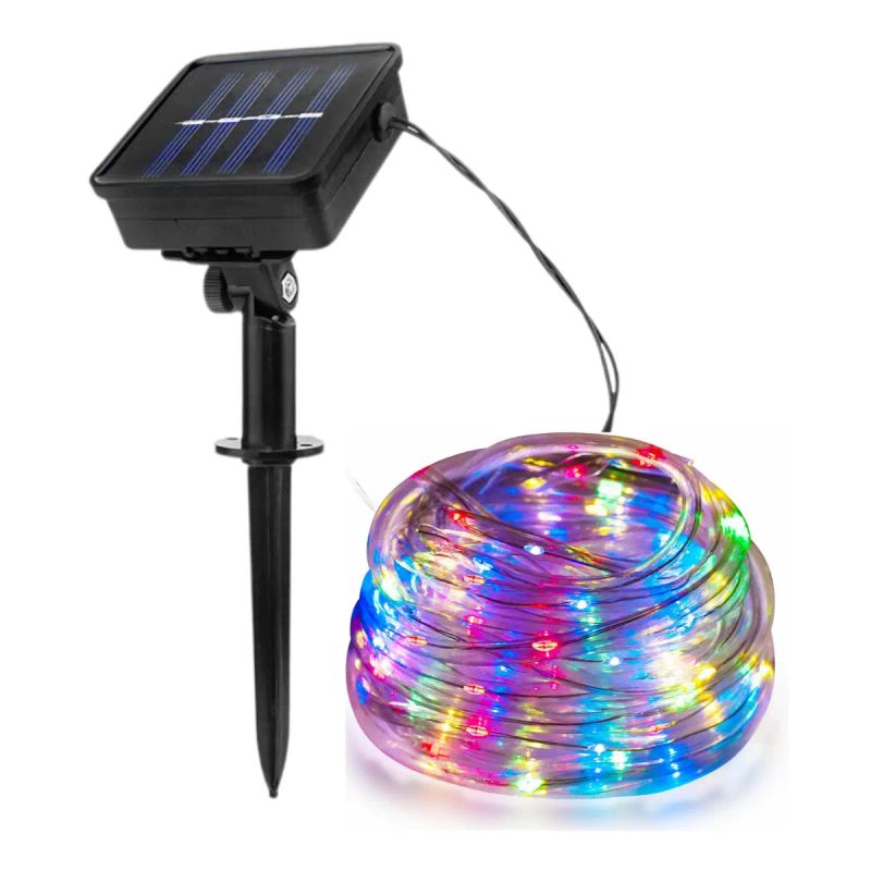 LUZ LED NAVIDAD SOLAR DE 10 M MULTICOLOR