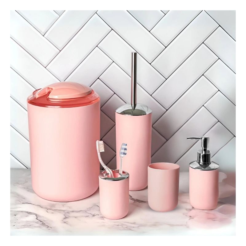SET DE ACCESORIOS PARA BAÑOS 6 EN 1