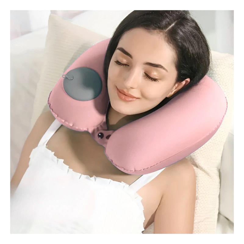ALMOHADA DE CUELLO DE VIAJE INFLABLE