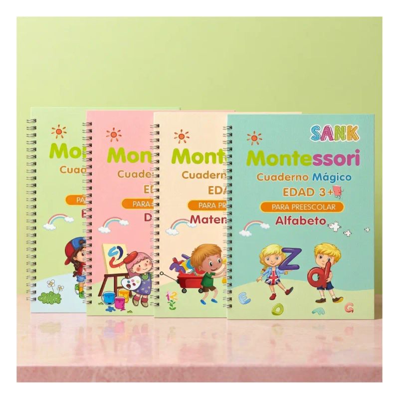 CUADERNO MAGICO C/ACCESORIOS SET 4