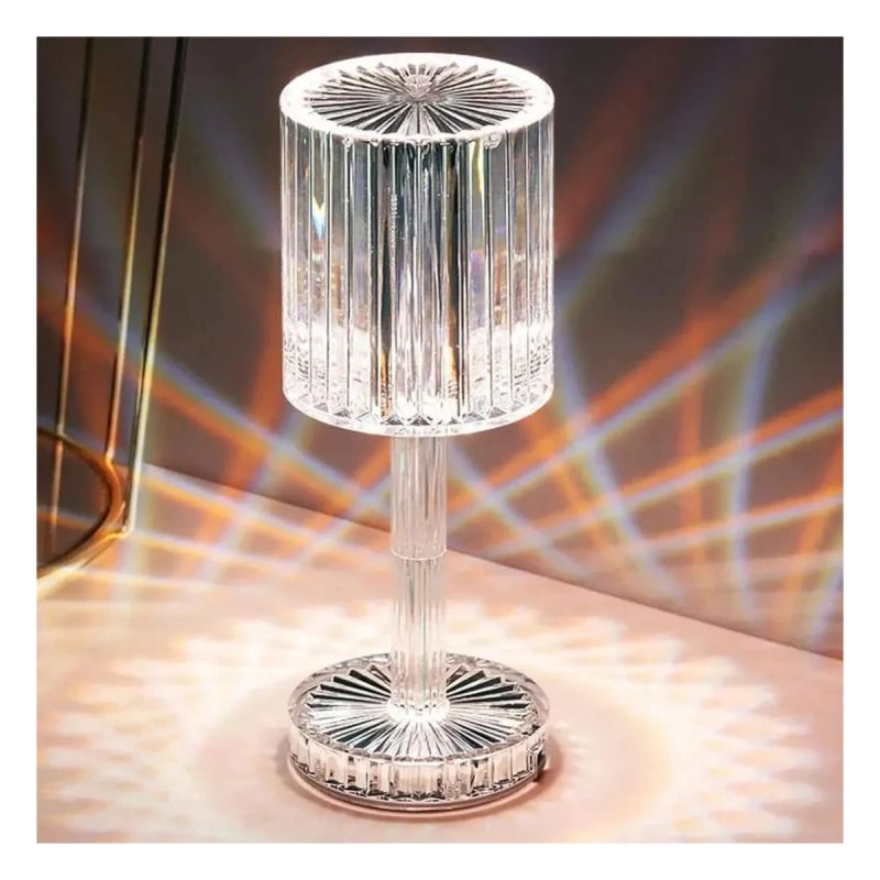 LAMPARA ROSE DIAMANTE 16 COLORES CON CONTROL