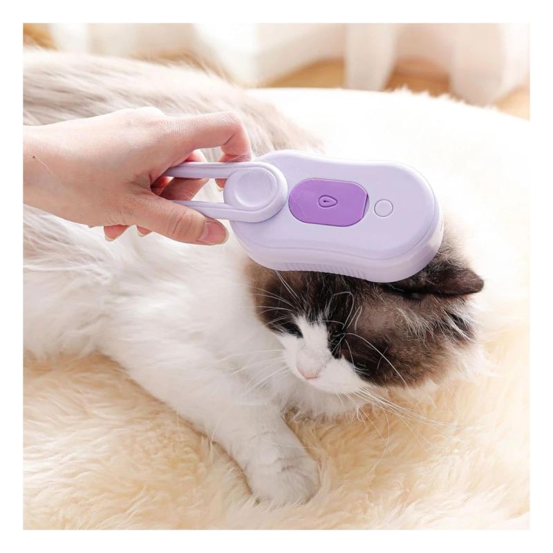 CEPILLO PET SPA MASAJEADOR PARA MASCOTAS CON AGARRE