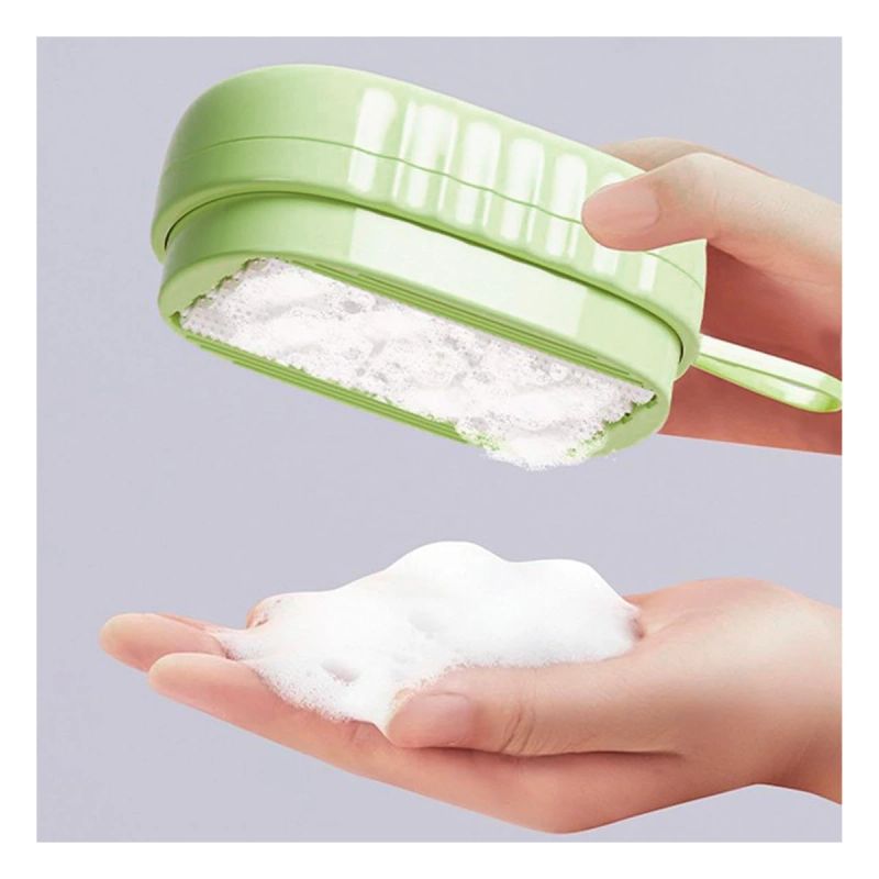 CEPILLO PARA LAVAR CON DISPENSADOR DE JABON