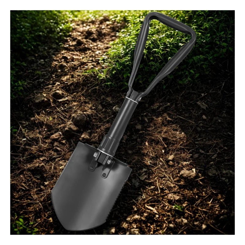 PALA PLEGABLE PARA CAMPING CON BOLSO DE NYLON