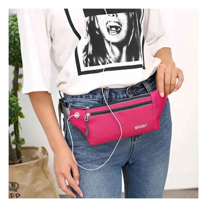 BOLSO TIPO CANGURERA NYLON