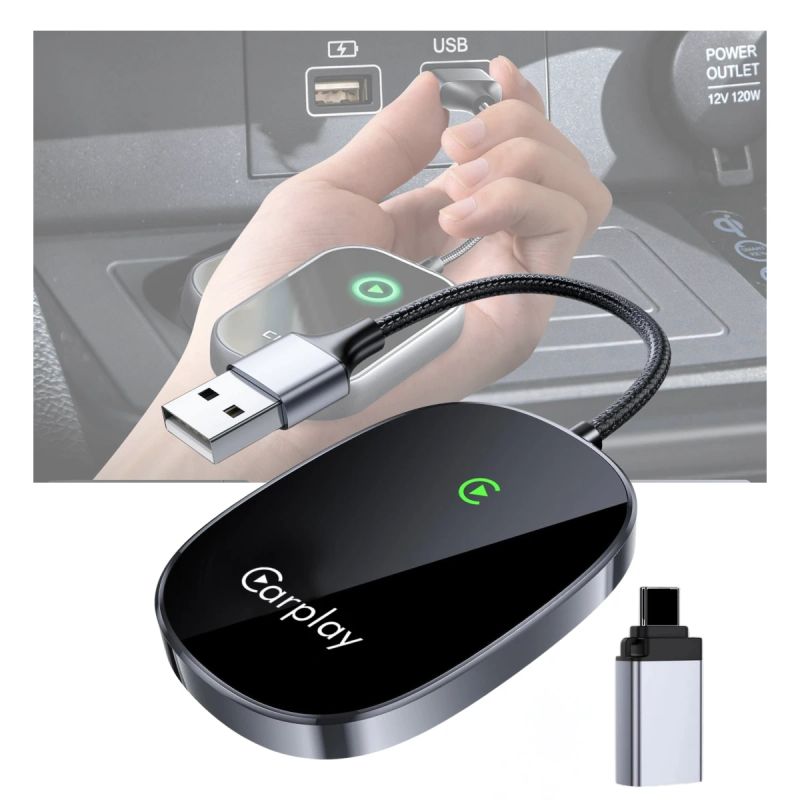ADAPTADOR INTELIGENTE BT. CARPLAY O ANDROID AUTO INALAM.