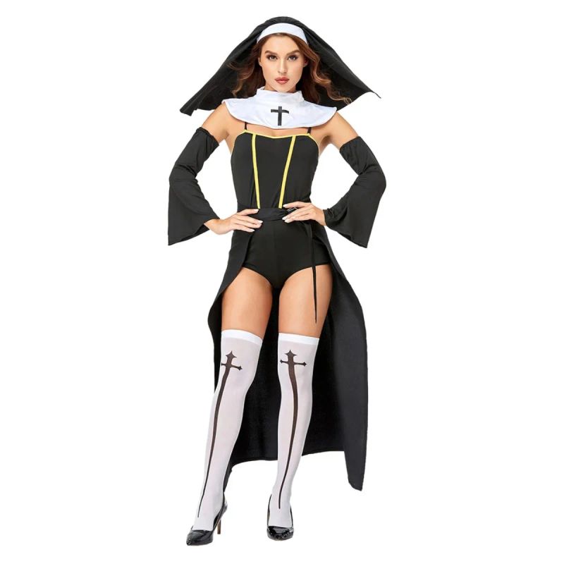 DISFRAZ DE MONJA SEXY