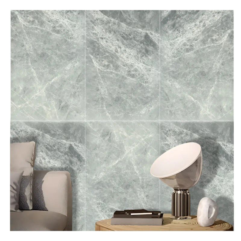 SET DE 10 LAMINAS DE RECUBR. P/PARED COLOR GRIS DUBAI 60x30 CM