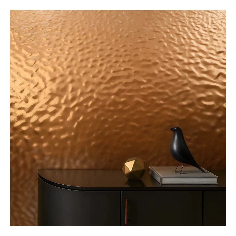 ROLLO PAPEL ADHESIVO TIPO METALICO BRONCE 60CMX3MTR