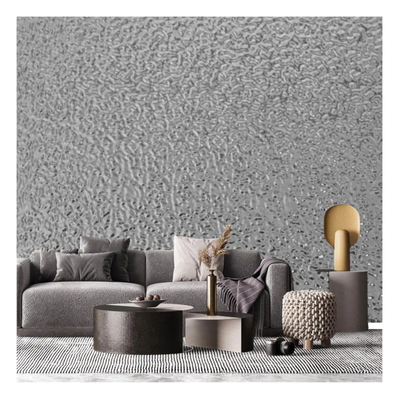 ROLLO PAPEL ADHESIVO TIPO METALICO PLATA 60CMX3MTR