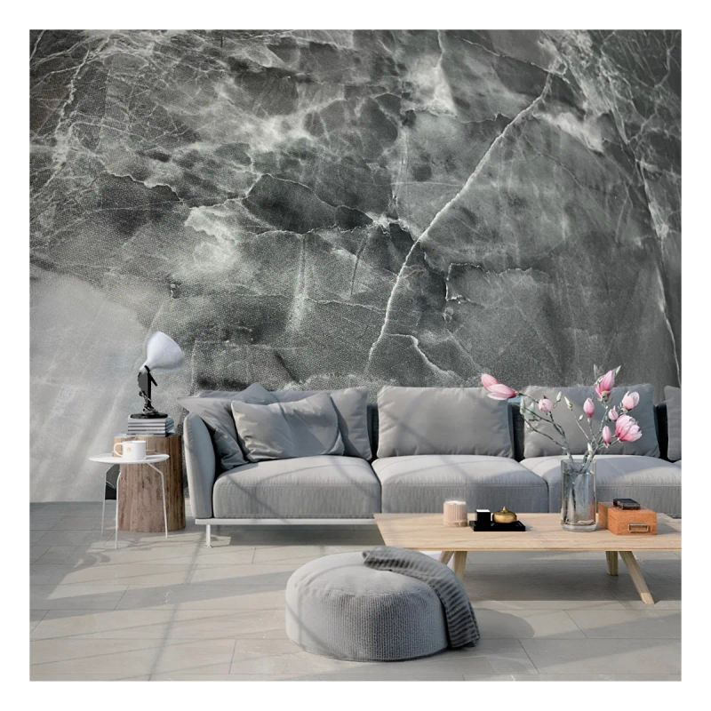 ROLLO PAPEL ADHESIVO TIPO MARMOL GRIS DARK DUBAI 60CMX3MTR