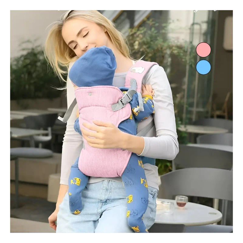 CANGURO PARA BEBE MOD. BABY CARRIER ROSADO
