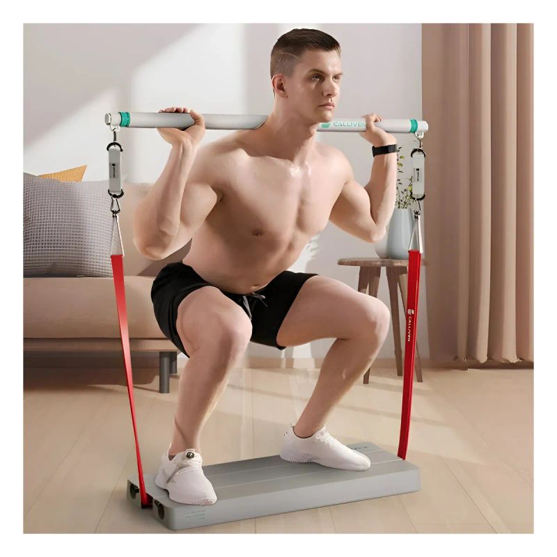 SET DE BANDAS Y TABLA PARA EJERCICIOS 15-125 LBS CALLIVEN