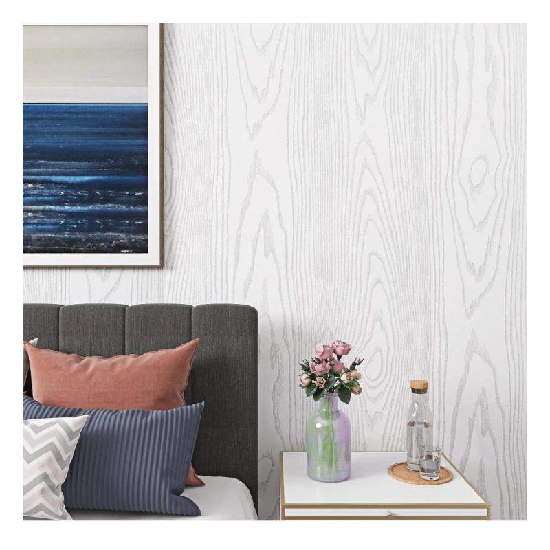 PAPEL TAPIZ ADHESIVO DECORATIVO 60 CM ANCHO WD004 MADERA HUMO
