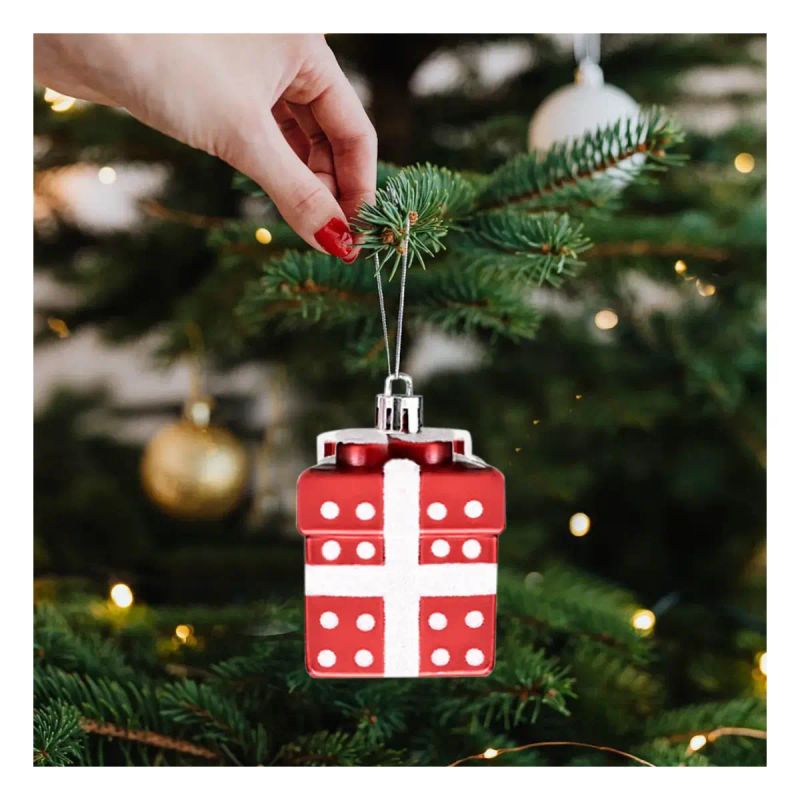 BAMBALINAS DE NAVIDAD SET 6 PZAS REGALITOS