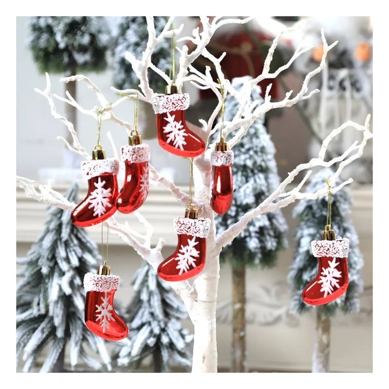 BAMBALINAS DE NAVIDAD SET 6 BOTAS