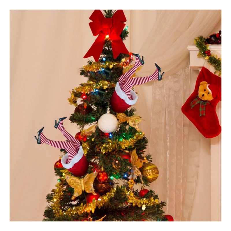 DECORACION PIERNAS SRA CLAUS