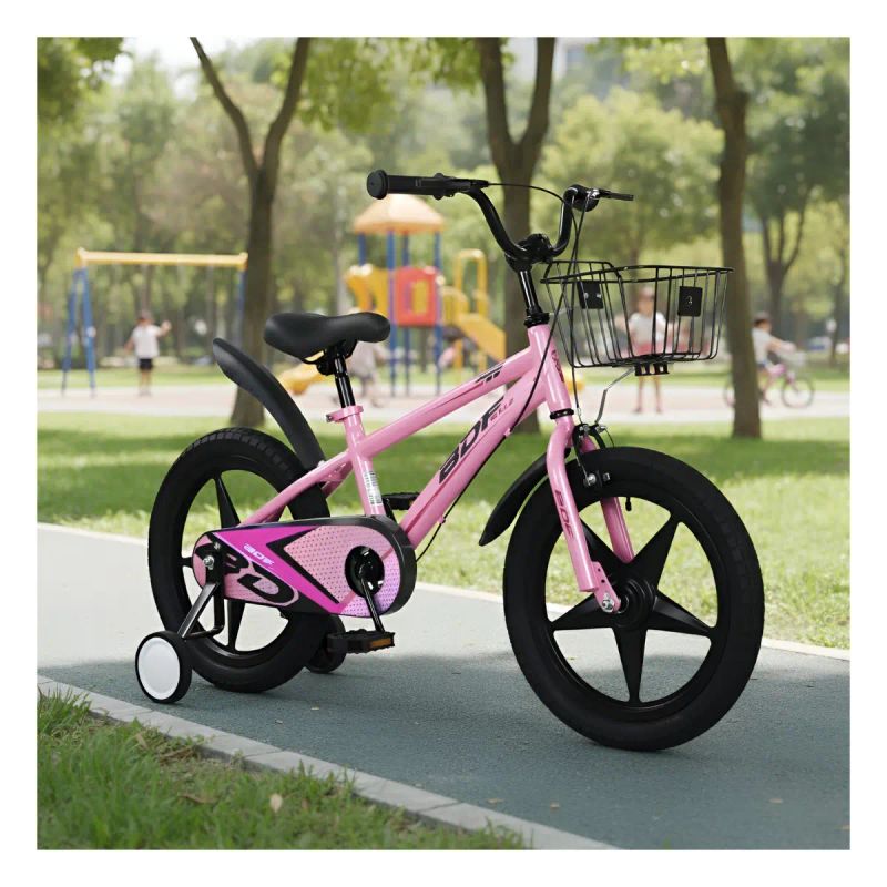 BICICLETA R12 BDF ARO ESTRELLA ROSADA (PK)