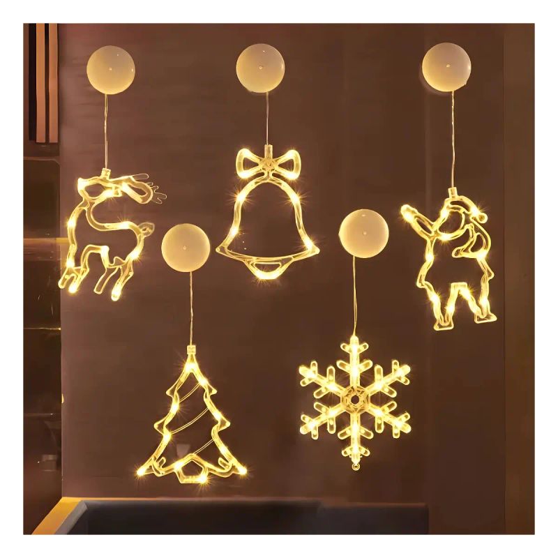 LUZ LED DE NAVIDAD  5 FIGURAS