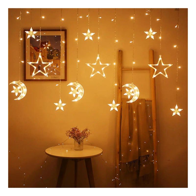 LUZ LED DE NAVIDAD ESTRELLAS 110V 3.5M