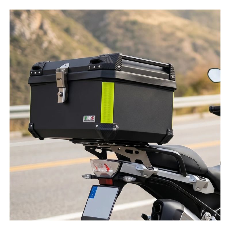 MALETERO CON SEG. HY-65L PARA MOTOS MARCA TWS BASE METAL