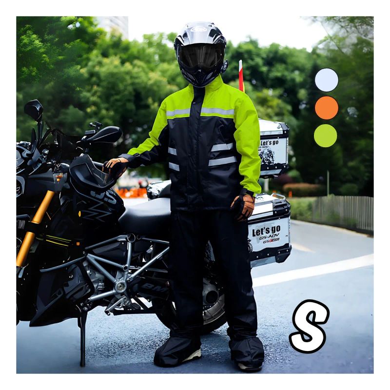 CAPA PARA MOTORIZADOS RAINCOAT TWS TALLA S VERDE
