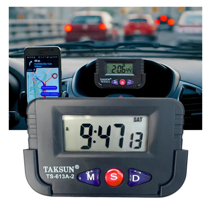 RELOJ DE MESA O AUTO TAKSUN TS-613A-2