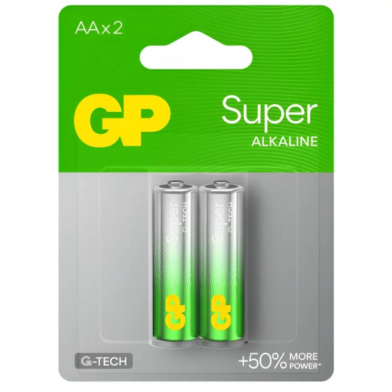PILA 2 PACK GP AA ALCALINA