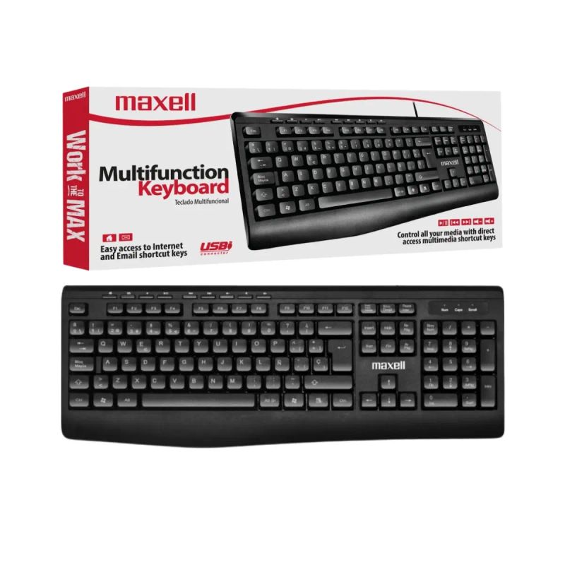 TECLADO MAXELL ALAMBRICO KB-100