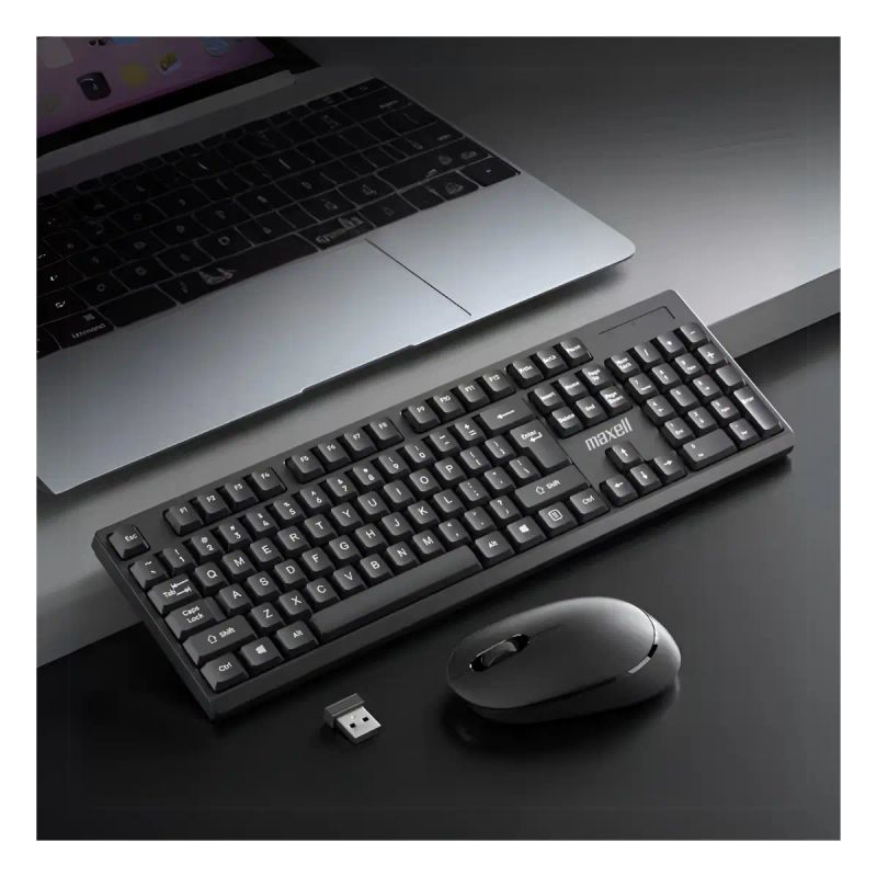 TECLADO Y MOUSE INALAMBRICO COMBO MAXELL WKBC-200