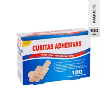 Curitas adhesivas  100unds