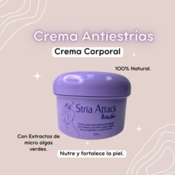 Crema antiestrias 100% natural