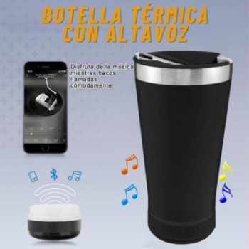 Botella térmica con altavoz...