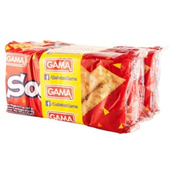 Galleta Gama Soda 3 Pack...