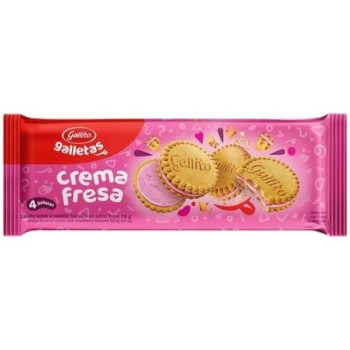 Galleta Crema Fresa Gallito...