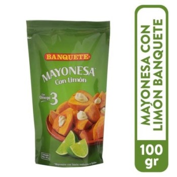 Mayonesa Banquete Limón -100gr