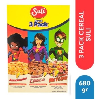 3Pack Cereal Suli Surtido -...