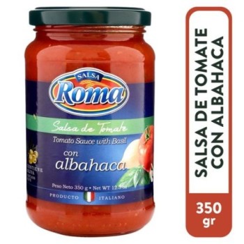 Salsa Roma Albahaca -350gr