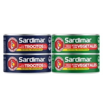 4 Pack Atún sardimar...