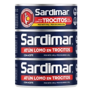 3 Pack Atún sardimar...