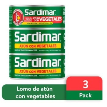 3 Pack Atún sardimar...