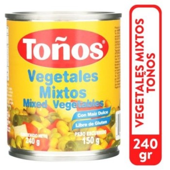 Vegetales Toños Mixtos  -...