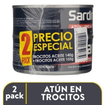 2 Pack Atún Sardimar...